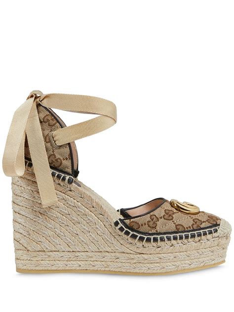 gucci shoes espadrille sneaker|gucci espadrilles farfetch.